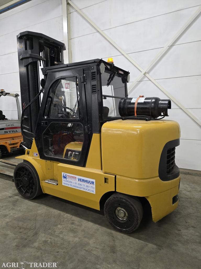 Caterpillar 7 ton triplo freelift, Caterpillar, Teuwen Heftrucks, Heftruck, Ophalen of Verzenden
