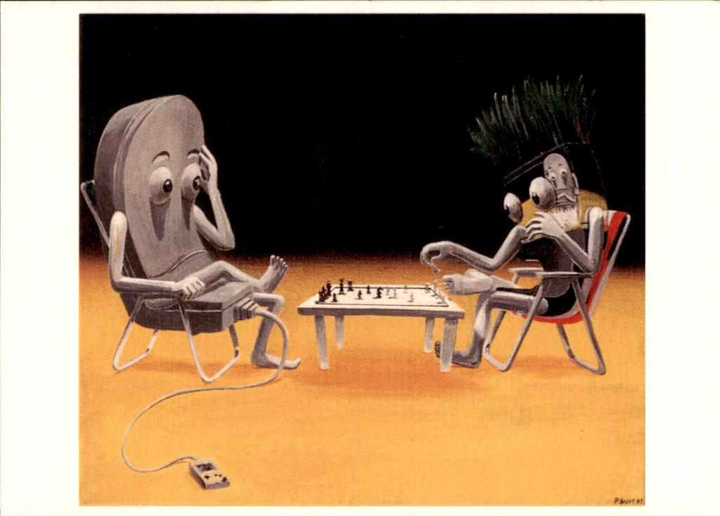 kunstkaart, airbrush door Paul Smit, Verzenden, 1980 tot heden, Ongelopen, Cultuur en Media