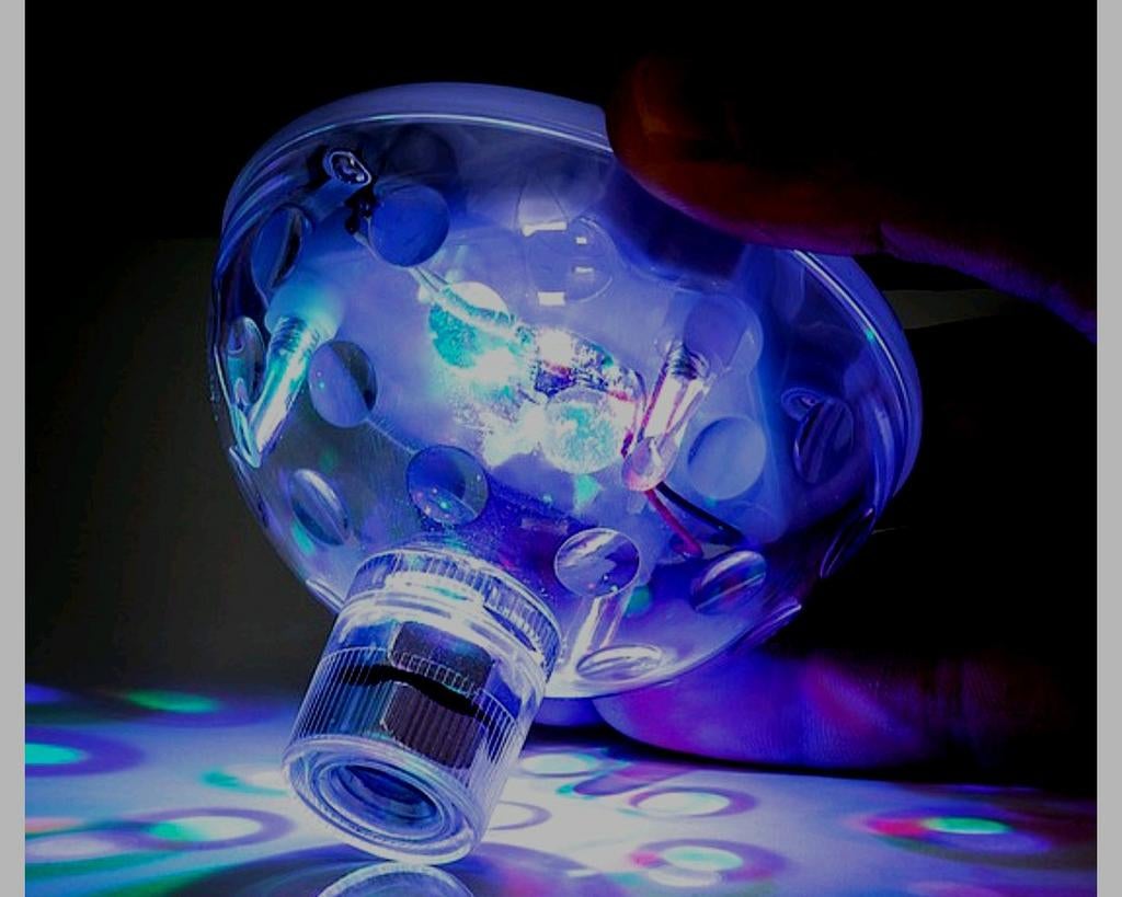 2x Drijvende Disco Lamp voor in bad - Sfeervolle Verlichting, Ophalen of Verzenden, Gebruikt, Universele onderdelen