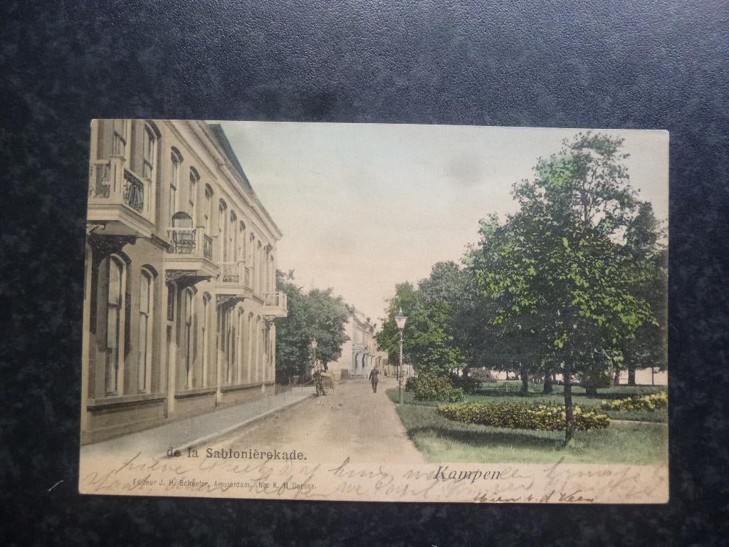 KAMPEN  De La Salonierekade A  1901, Verzamelen, Ophalen of Verzenden, Voor 1920, Overijssel