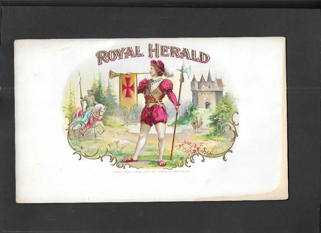 RonHillEtiket Scan V4499, Ophalen of Verzenden, Gebruikt, Sigarenbandjes