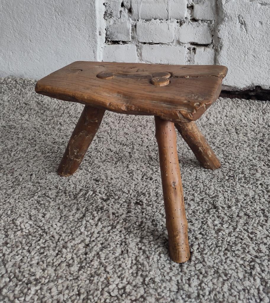 19e Eeuws Antiek Melkkrukje/Driepoot, Antiek en Kunst, Ophalen of Verzenden