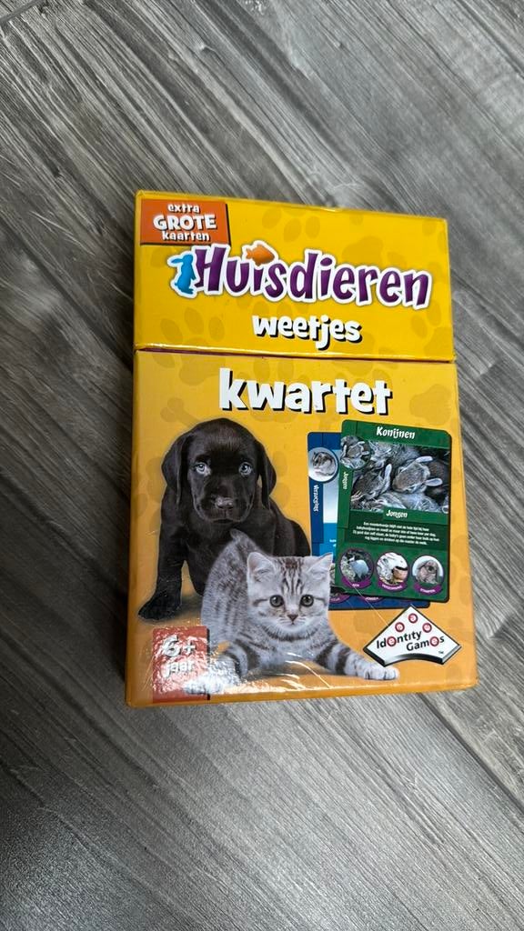 Kwartet,Gezelschapsspel, Verzamelen, Speelkaarten, Jokers en Kwartetten, Ophalen, Zo goed als nieuw, Kwartet(ten)