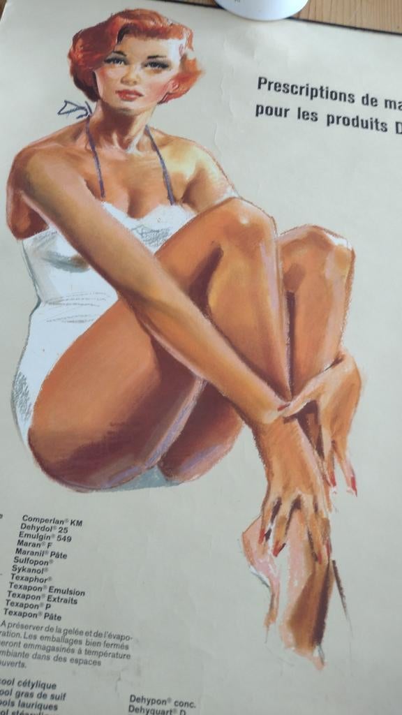 Oude reclame poster jaren 60, Ophalen of Verzenden