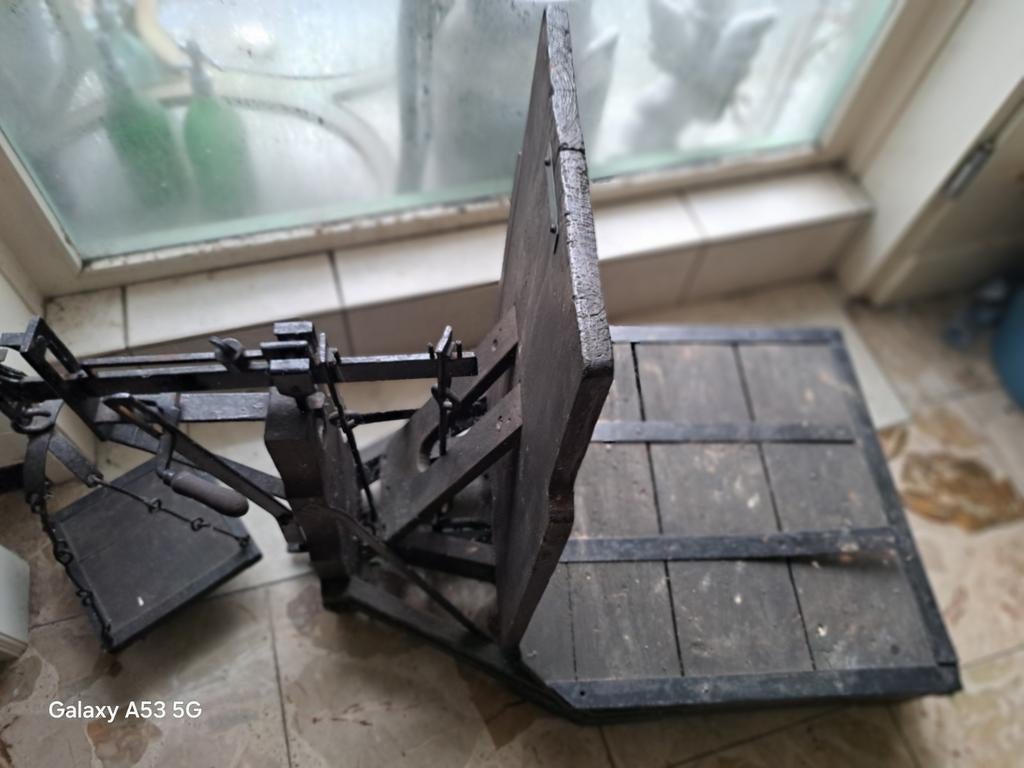 Antieke aardappel weegschaal, Antiek en Kunst, Ophalen of Verzenden