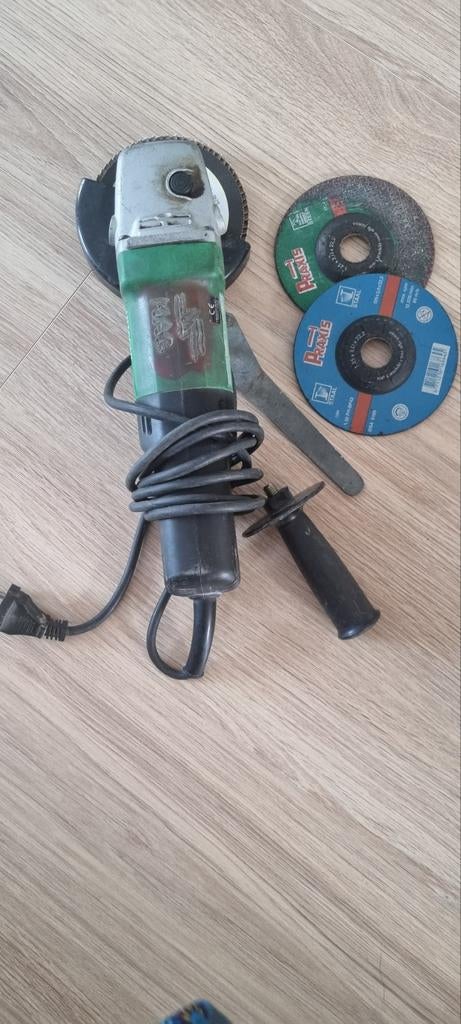 Hitachi Slijpmachine - G13YC, Ophalen, Gebruikt, 1000 watt of meer, Haakse handslijpmachine