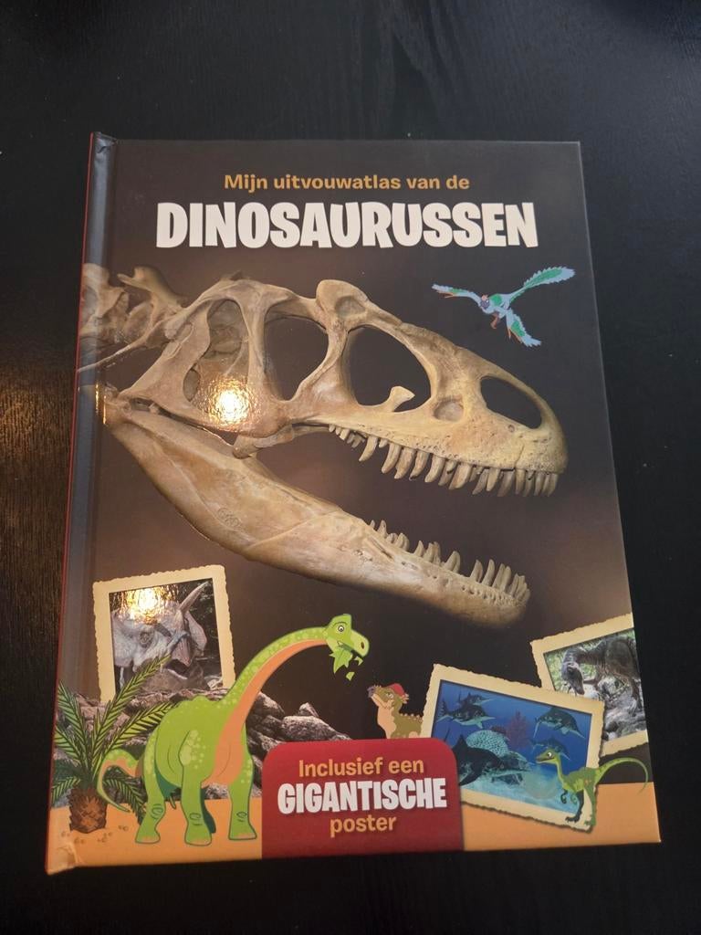 Uitvouw Atlas van de Dinosaurussen, Ophalen of Verzenden, Zo goed als nieuw, Onbekend, Non-fictie