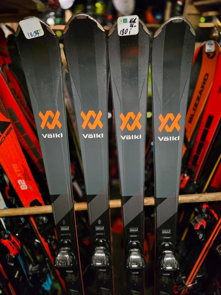 175 168 VOLKL DECON XT  76 WOODCORE ALL SNEUW CARVE SKI, Overige merken, 160 tot 180 cm, Ophalen of Verzenden, Zo goed als nieuw