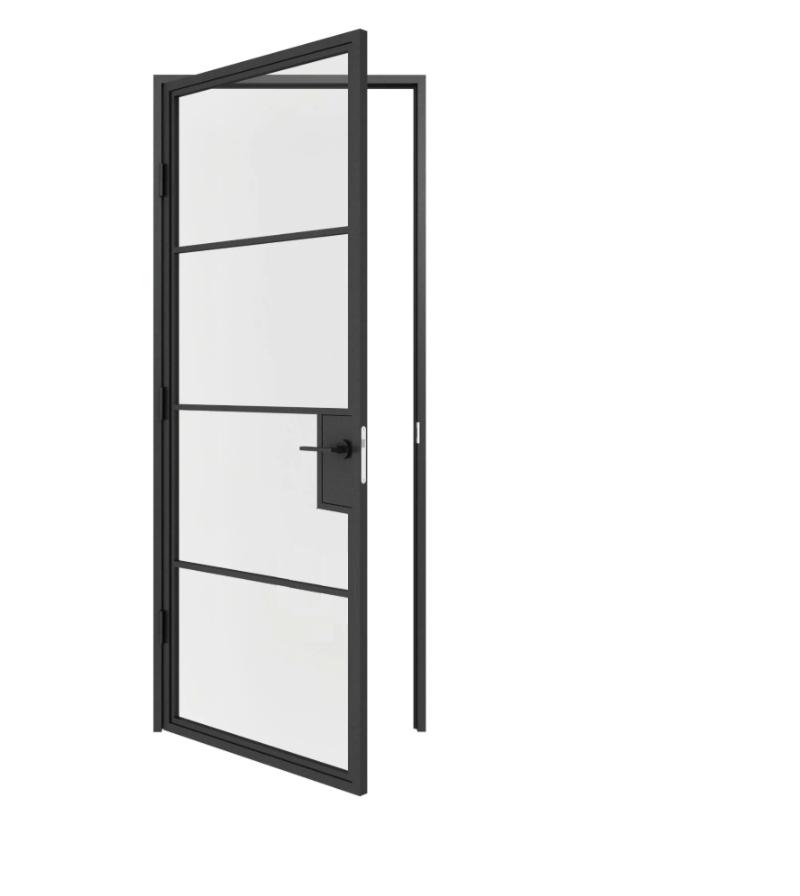 Luxe Stalen Scharnierdeur + Kozijn – Tijdelijk slechts €300, Doe-het-zelf en Verbouw, 80 tot 100 cm, 215 cm of meer, Binnendeur
