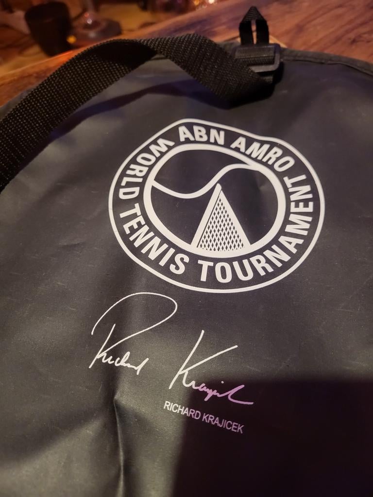 Wilson ABN Amro Tennis Tournament Richard Krajicek Autograph, Ophalen of Verzenden, Zo goed als nieuw, Tas, Wilson