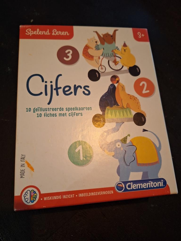 Clementoni Cijfers Spelend Leren, Ophalen, Zo goed als nieuw, Taal en Lezen