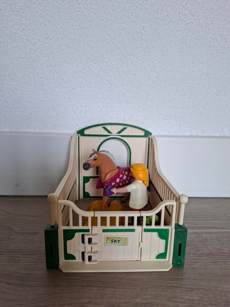 Playmobil paardenstal, Ophalen of Verzenden, Zo goed als nieuw, Complete set