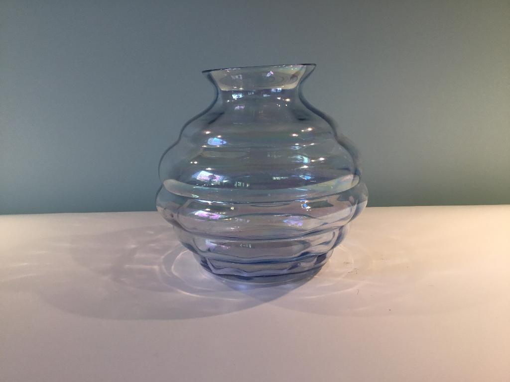 Violenvaasje 13cm Copier Leerdam Ars Deco, Antiek en Kunst, Ophalen of Verzenden
