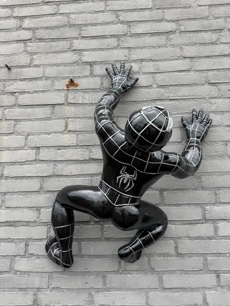 Spiderman Muur Decoratie beeld klimmend, Ophalen, Gebruikt, Fantasy
