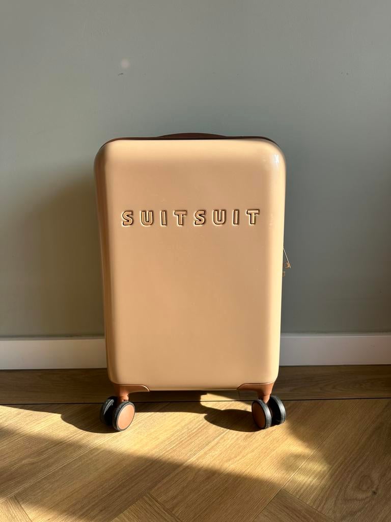 Gloednieuwe Suitsuit Fab Seventies handbagage (55 cm) koffer, Wieltjes, 50 tot 60 cm, Hard kunststof, Nieuw