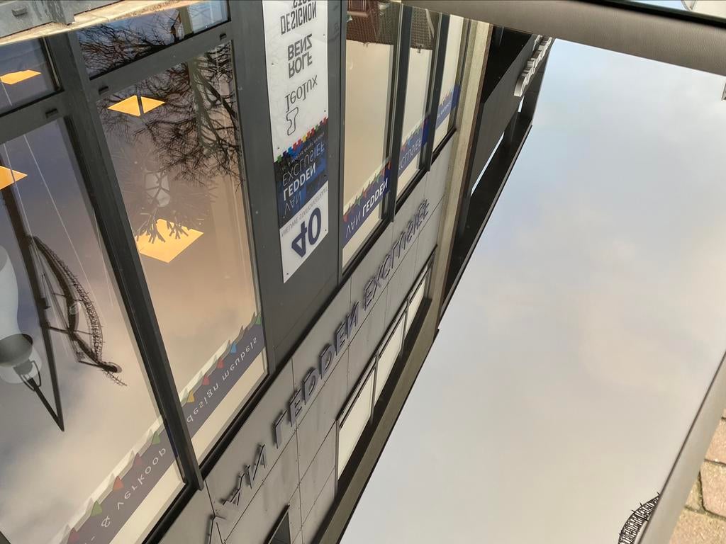 (1) Jori Tigra Divanbase Salontafel Glas leer Design Tafel, Ophalen, Rond, Nieuw, 50 tot 100 cm