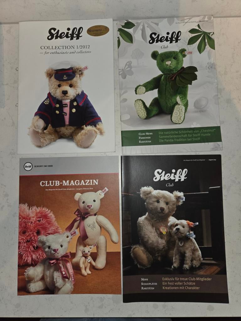 21x Steiff Club magazine, Ophalen of Verzenden, Zo goed als nieuw