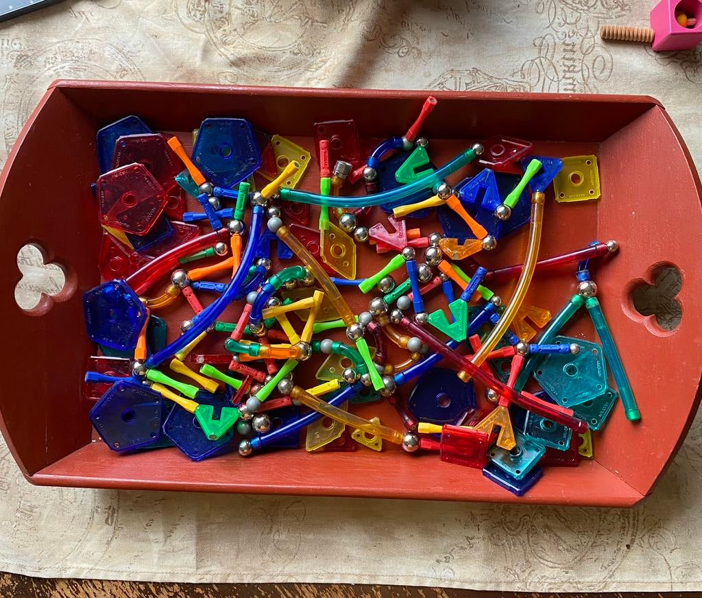 Magnetisch constructie speelgoed, Ophalen of Verzenden, Gebruikt