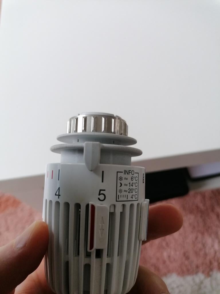 Heimeier Thermostaatknop - Gebruikt, Ophalen of Verzenden, Gebruikt