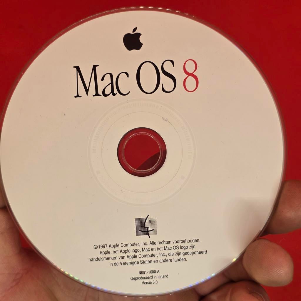 Originele Mac OS 8 Installatie CD, Ophalen of Verzenden, Gebruikt, MacOS