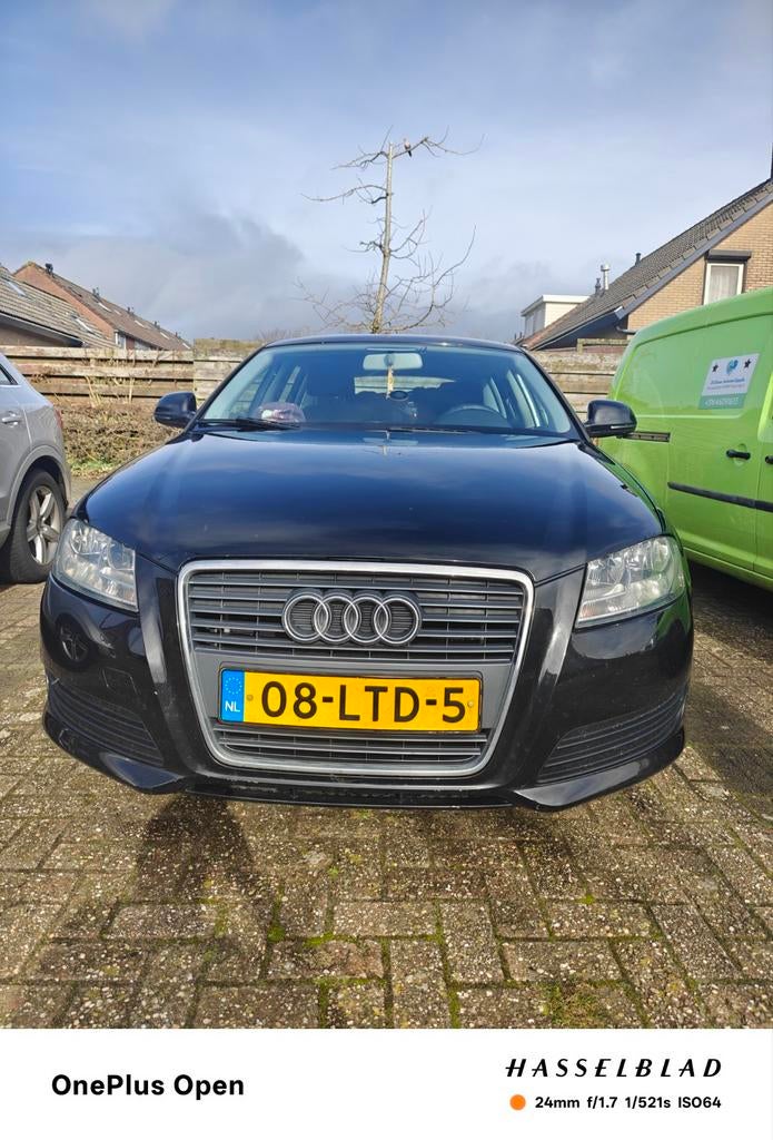 Audi A3 1.4 Tfsi 92KW Sportback 2010 Zwart, Auto's, Voorwielaandrijving, 125 pk, 680 kg, 4 cilinders