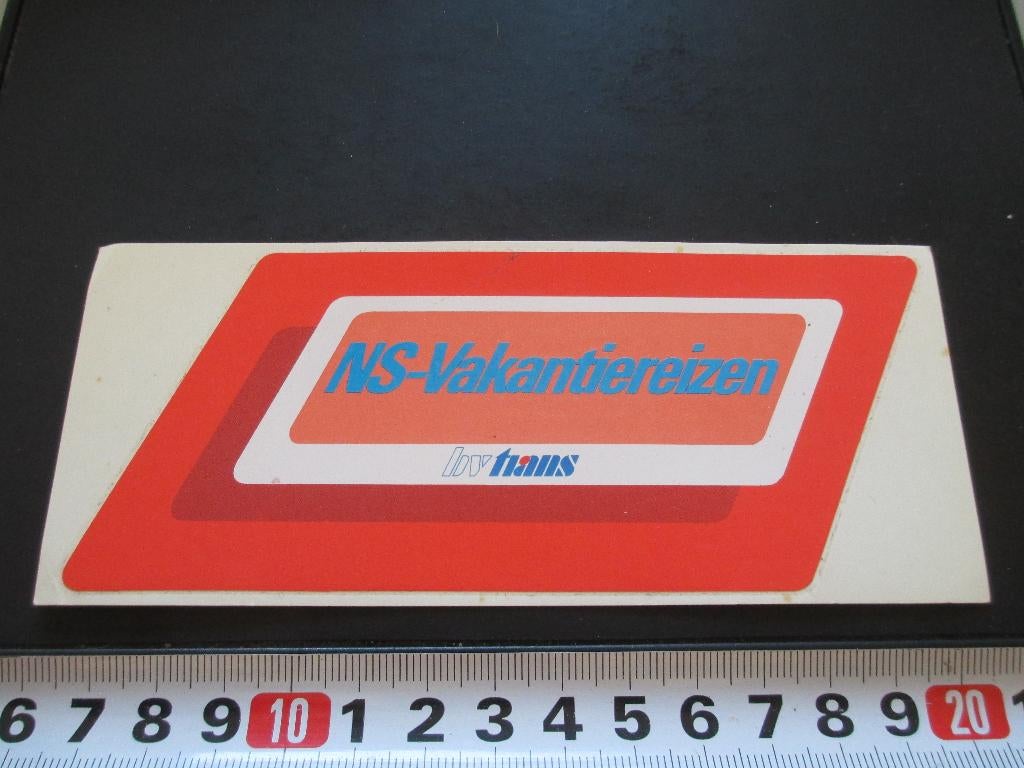 sticker NS vakantiereizen bv trans, Verzamelen, Stickers, Zo goed als nieuw, Ophalen
