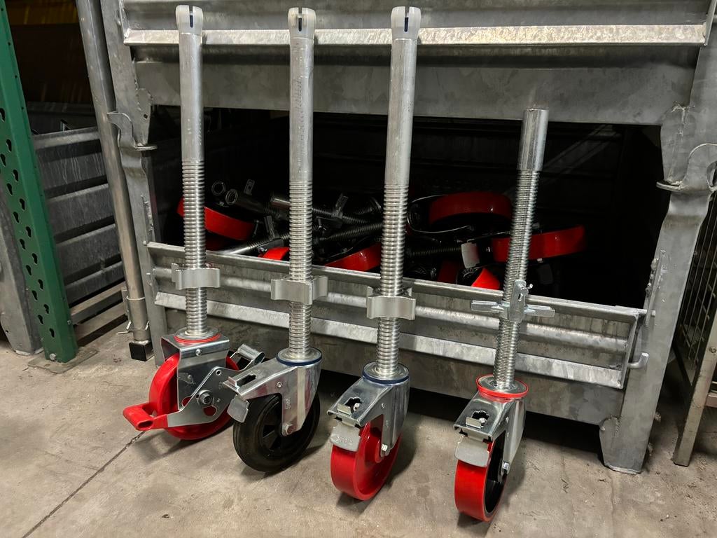 Steigerwielen 20CM diverse modellen, Doe-het-zelf en Verbouw, Steigers, Ophalen, Nieuw, Rolsteiger of Kamersteiger, Minder dan 2 meter