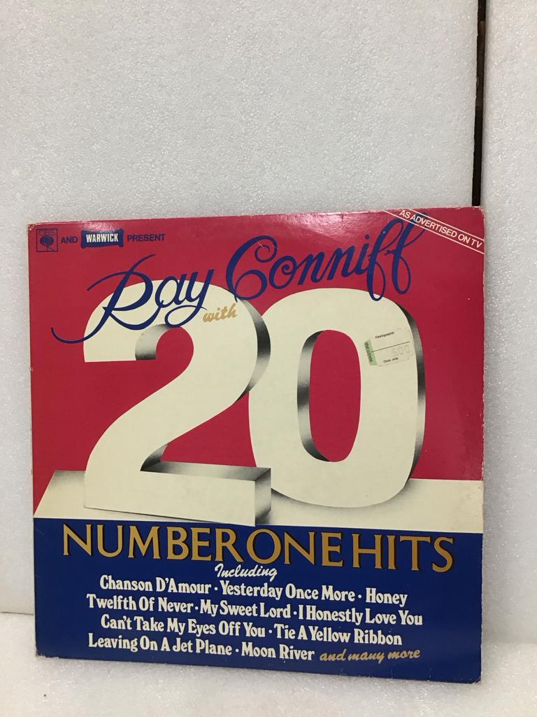 Ray Conniff - 20 Number One Hits LP Vinyl, Ophalen of Verzenden, Zo goed als nieuw, 12 inch