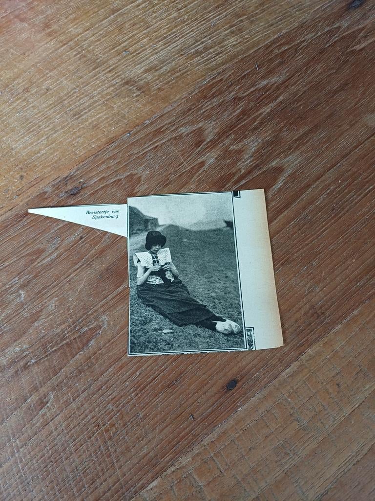 Knipsel  Bunschoten  breistertje 1931, Ophalen of Verzenden, 1920 tot 1940, Knipsel(s)
