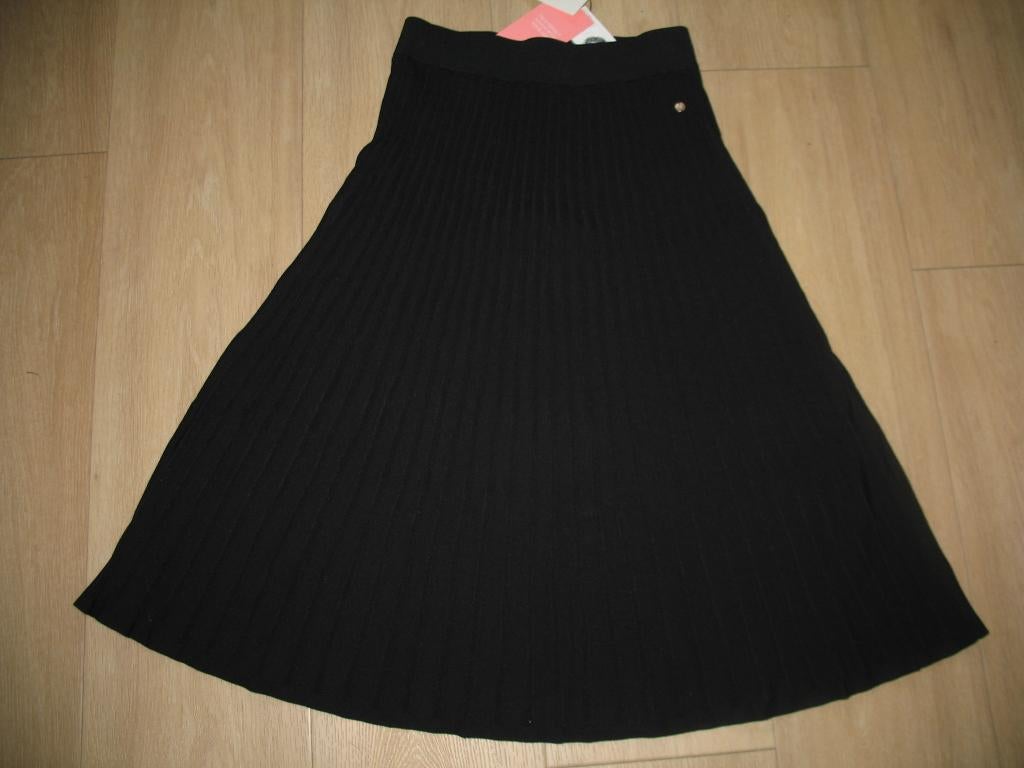 Steps Gebreide Plissé Rok Zwart Maat M, Maat 38/40 (M), Zwart, Nieuw, Ophalen of Verzenden