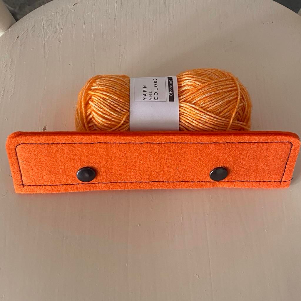 Oranje DPN case etui van vilt, Ophalen of Verzenden, Nieuw