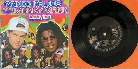 Prince Ital Joe feat.Marky Mark:Happy people/Babylon-club ve, 7 inch, Single, Ophalen of Verzenden, Zo goed als nieuw
