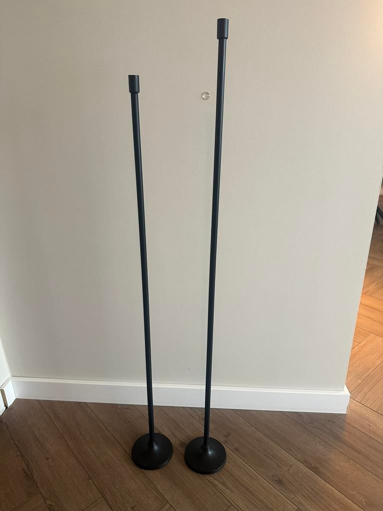 Vloerkandelaar, Ophalen, Zwart, Nieuw, 75 cm of meer
