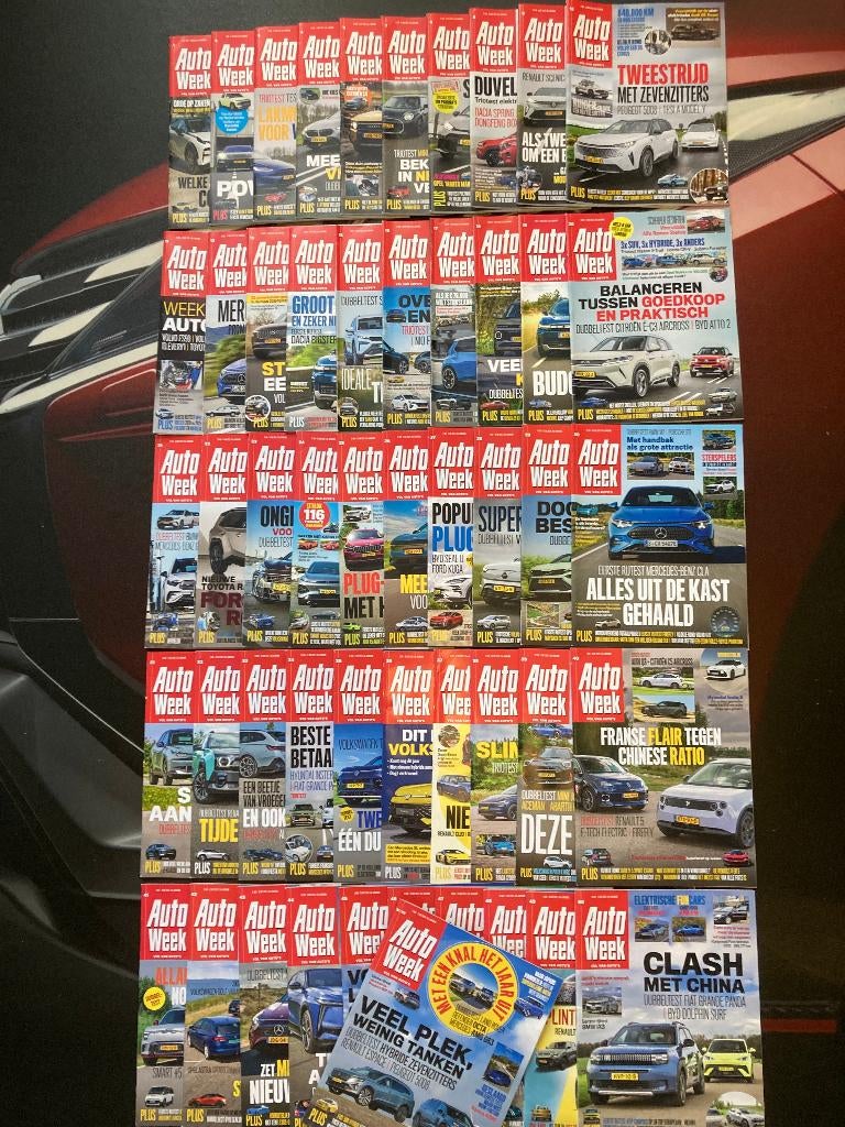 T E A B : Complete Autoweek jaargang 2025, Boeken, Ophalen, Zo goed als nieuw, Algemeen