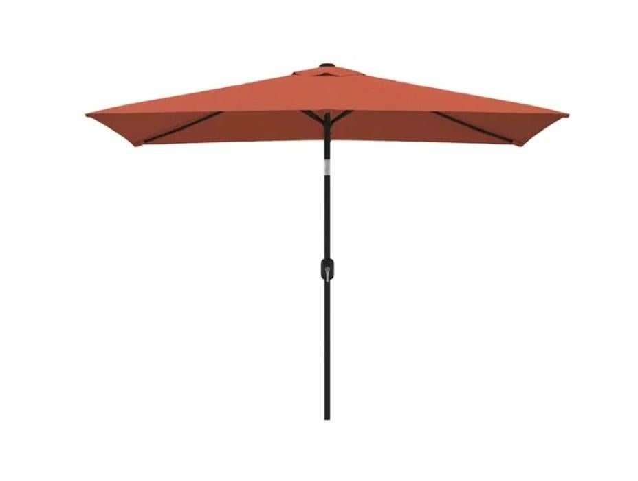 vidaXL - Parasol - 300x200 - cm - terracotta, Ophalen, 2 tot 3 meter, Zo goed als nieuw, Verstelbaar