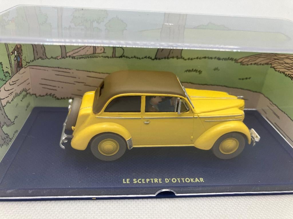 96958 Kuifje - De scepter van Ottokar - De Opel Olympia (19), Hobby en Vrije tijd, Modelauto's | 1:43, Auto, Ophalen of Verzenden