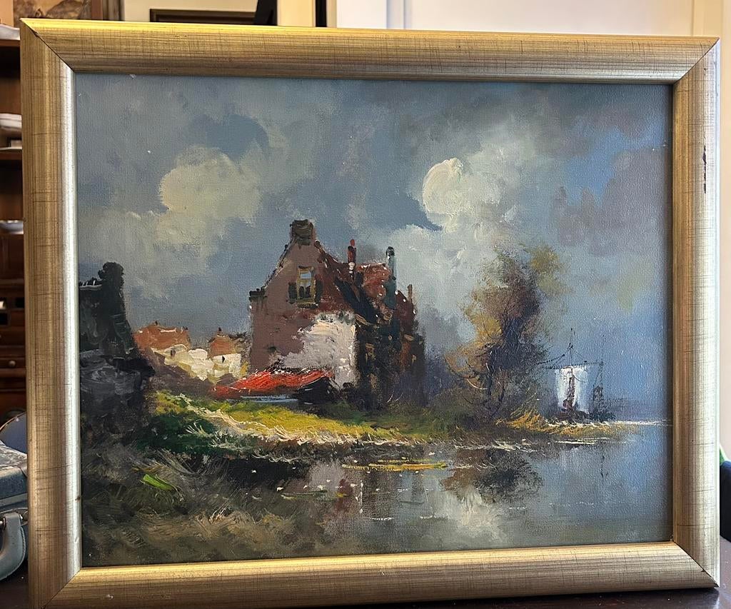 Hollands landschap, Ophalen of Verzenden