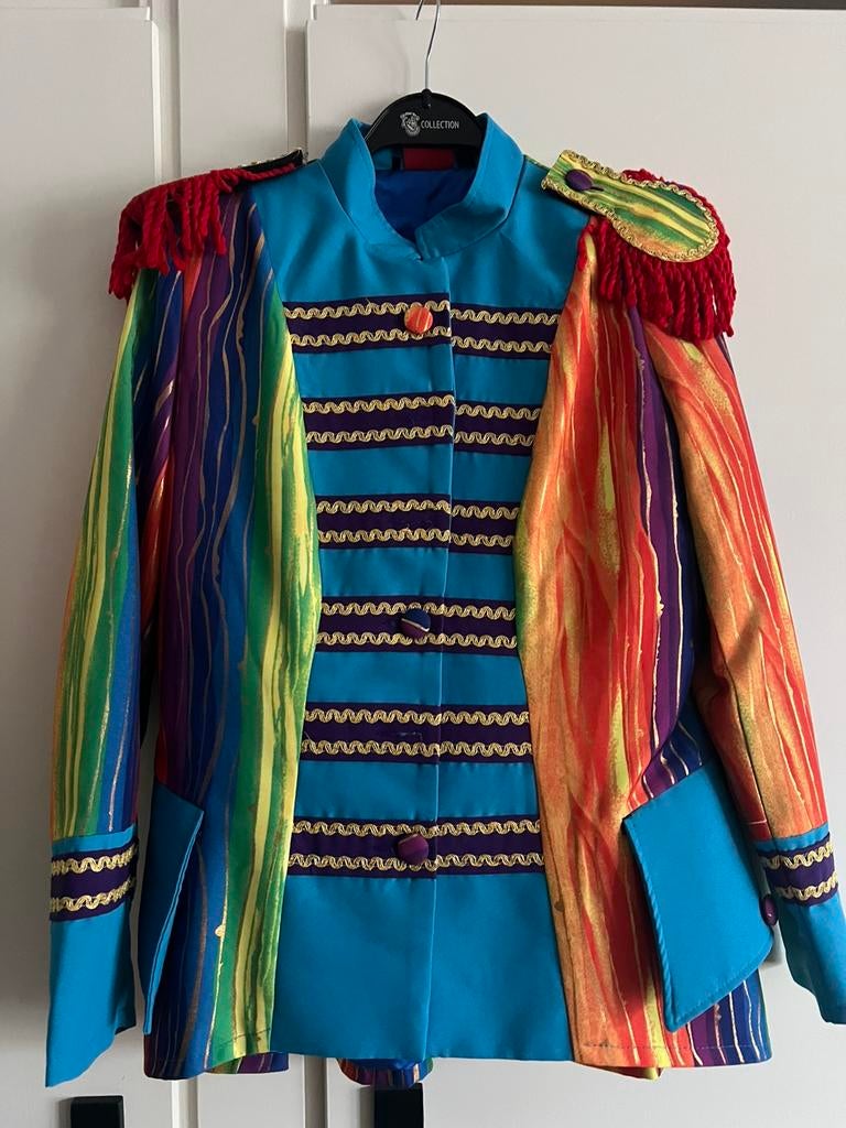 Te koop carnavalsjas dames maat L, Ophalen of Verzenden, Zo goed als nieuw, Maat 42/44 (L), Carnaval