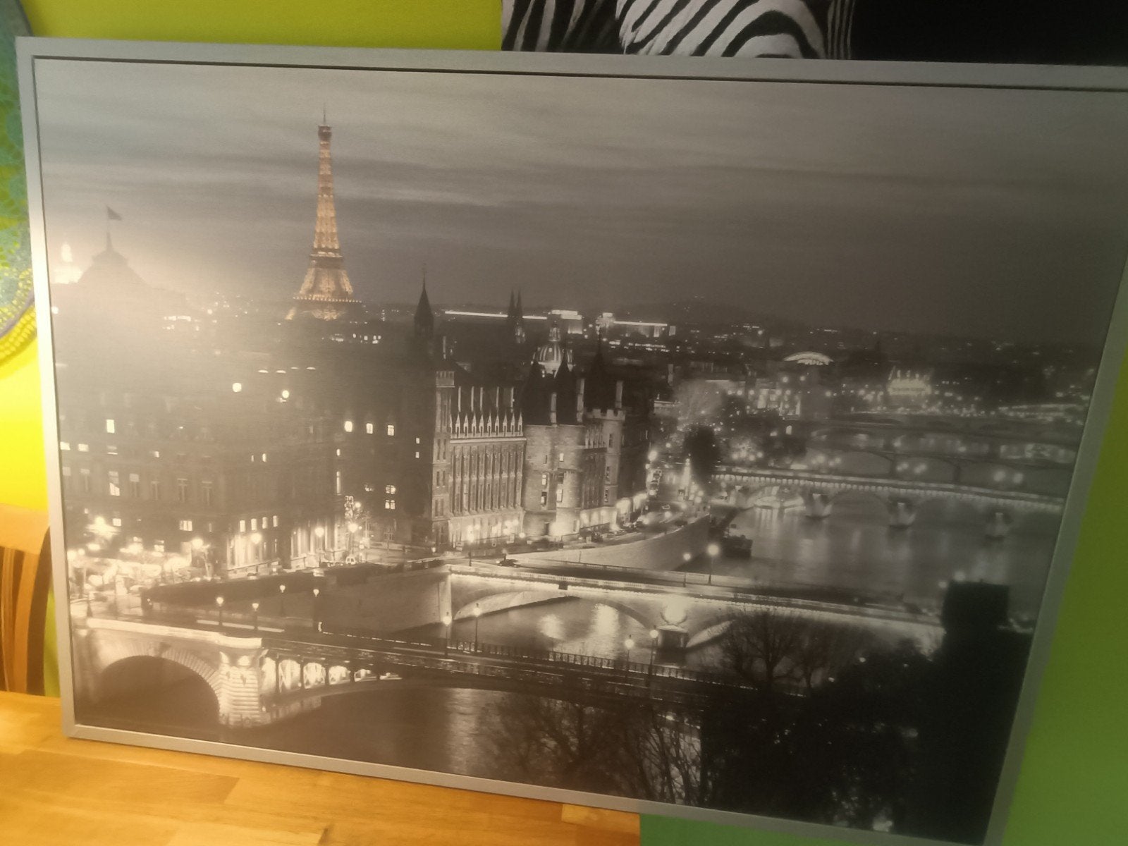 ikea foto van Parijs maat is 140x 100, Ophalen of Verzenden, Foto of Poster