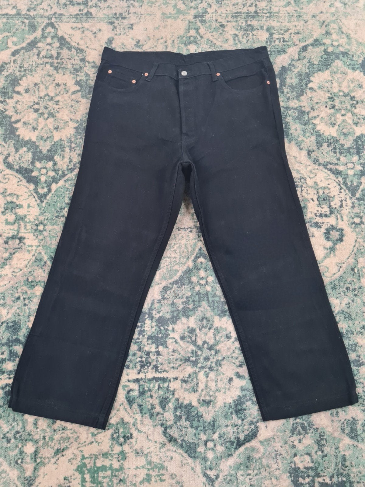 Levi's 501 straight leg W38 L30 Dames Tulsi3830 High-rise, Zwart, Ophalen of Verzenden, Zo goed als nieuw, W30 - W32 (confectie 38/40)