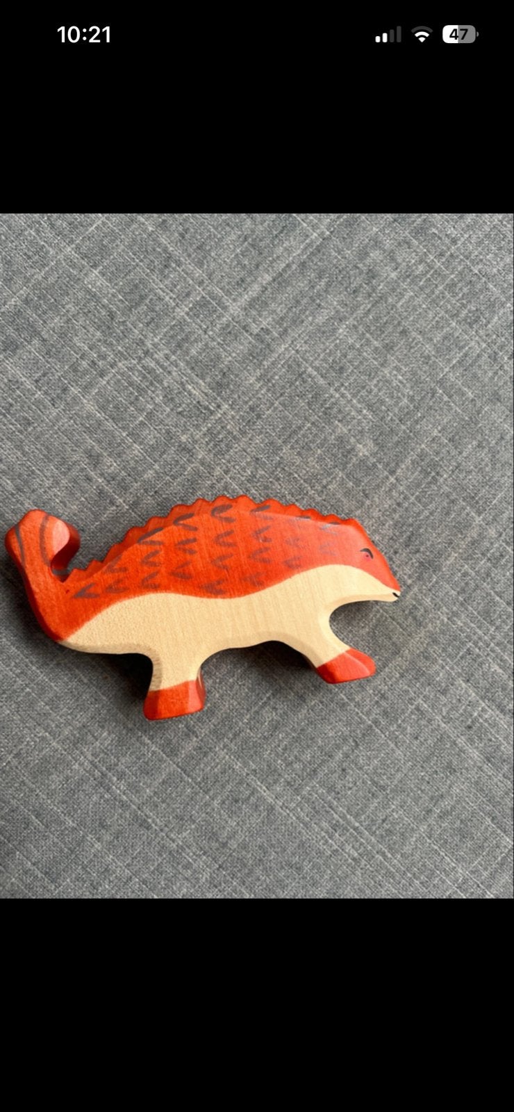 Holztiger Houten Dinosaurus Speelfiguur, Kinderen en Baby's, Ophalen of Verzenden, Zo goed als nieuw, Overige typen