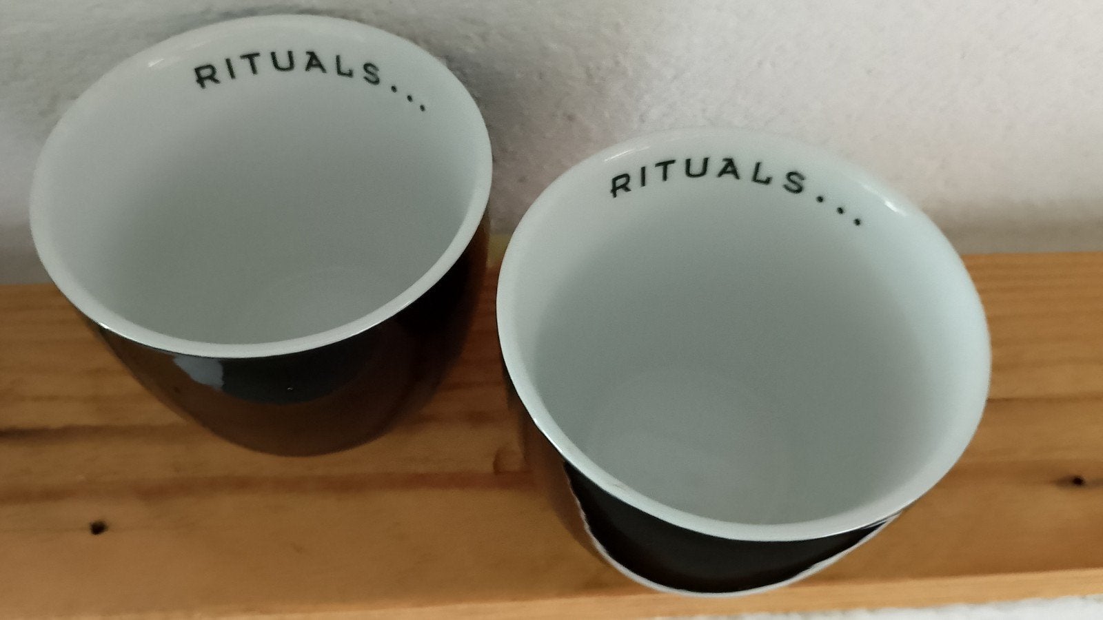 2 RITUALS THEEKOPJES / kommetjes bakjes, Overige merken, Ophalen of Verzenden, Zo goed als nieuw, Overige stijlen