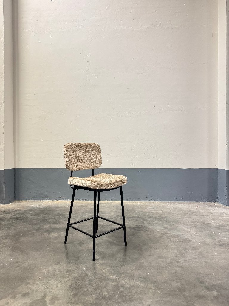 Set van 3 barkrukken – Zithoogte 65 cm | Tweedehands 1 set, Huis en Inrichting, Bjorn@decirculaireschatkamer.nl, 60 tot 90 cm