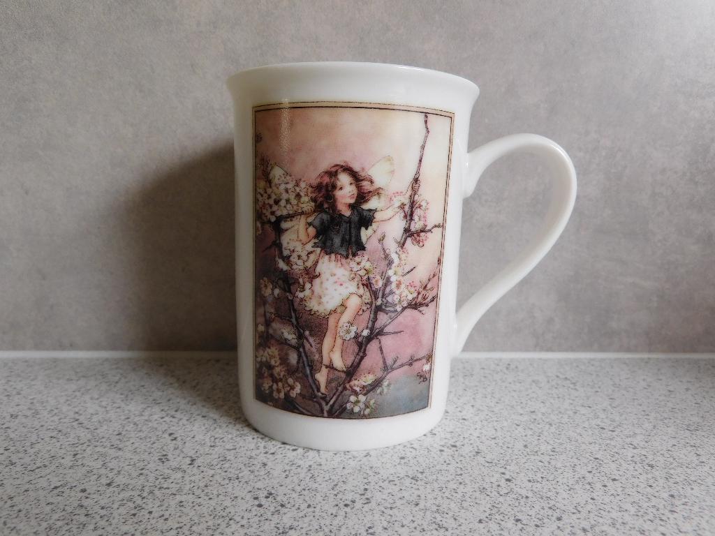 Mok de Sleedoorn Flower Fairies Douwe Egberts, Ophalen of Verzenden, Zo goed als nieuw, Overige stijlen, Kop(pen) en/of Schotel(s)