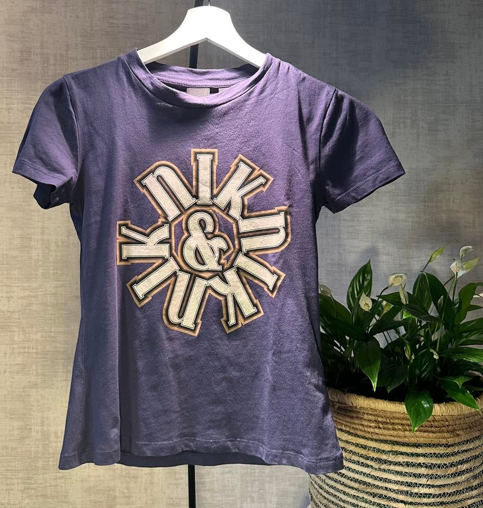 T-shirt nik en nik maat 152, Ophalen, Blauw, Zo goed als nieuw, Korte mouw