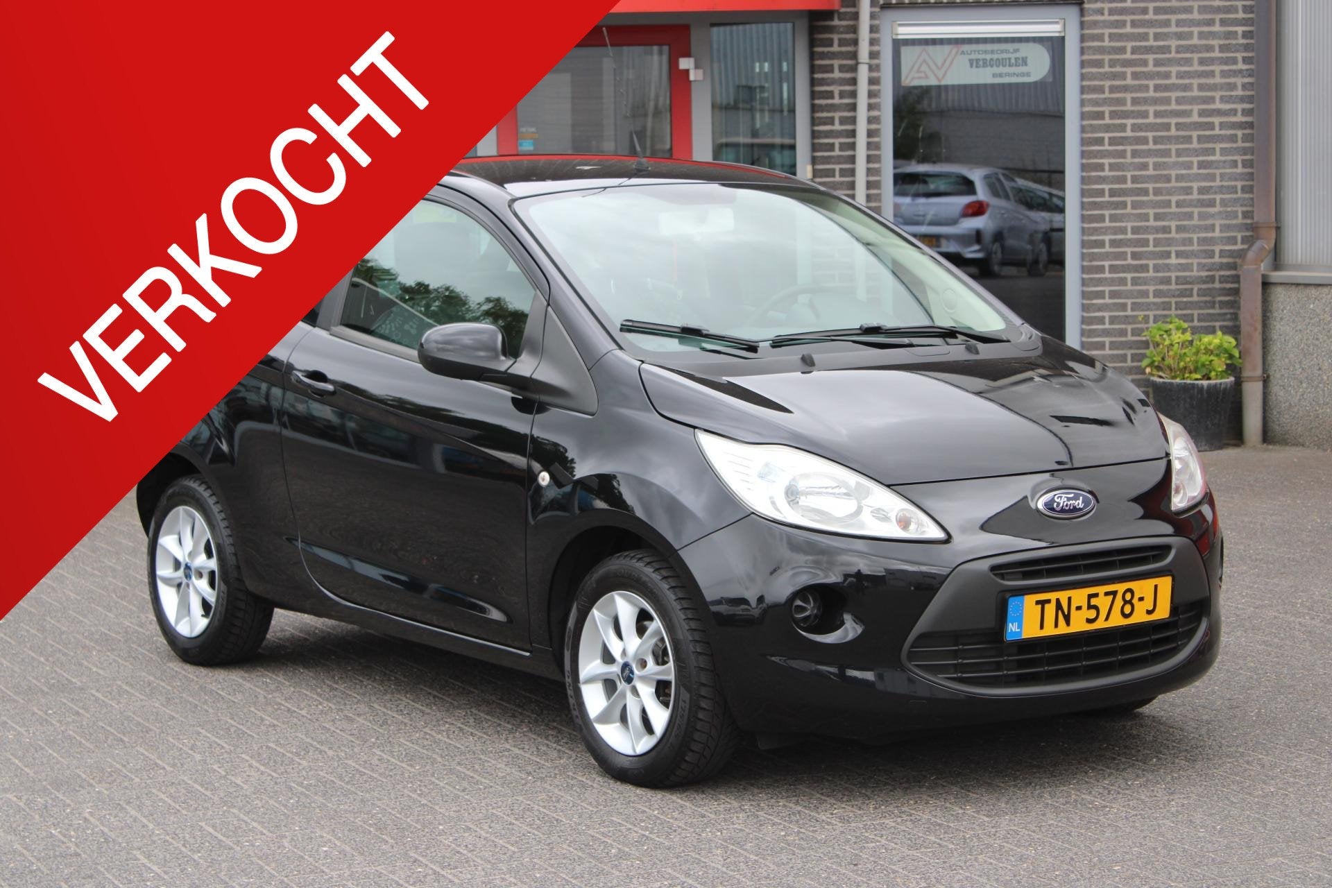 Ford Ka 1.2 Airco Nieuwe apk!, Voorwielaandrijving, Stof, Gebruikt, 4 cilinders