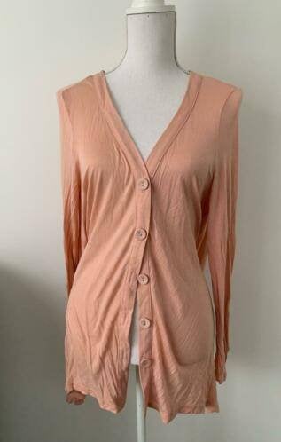 Zalm kleurige vest maat L!, Kleding | Dames, Verzenden, Zo goed als nieuw, Maat 42/44 (L), Overige kleuren