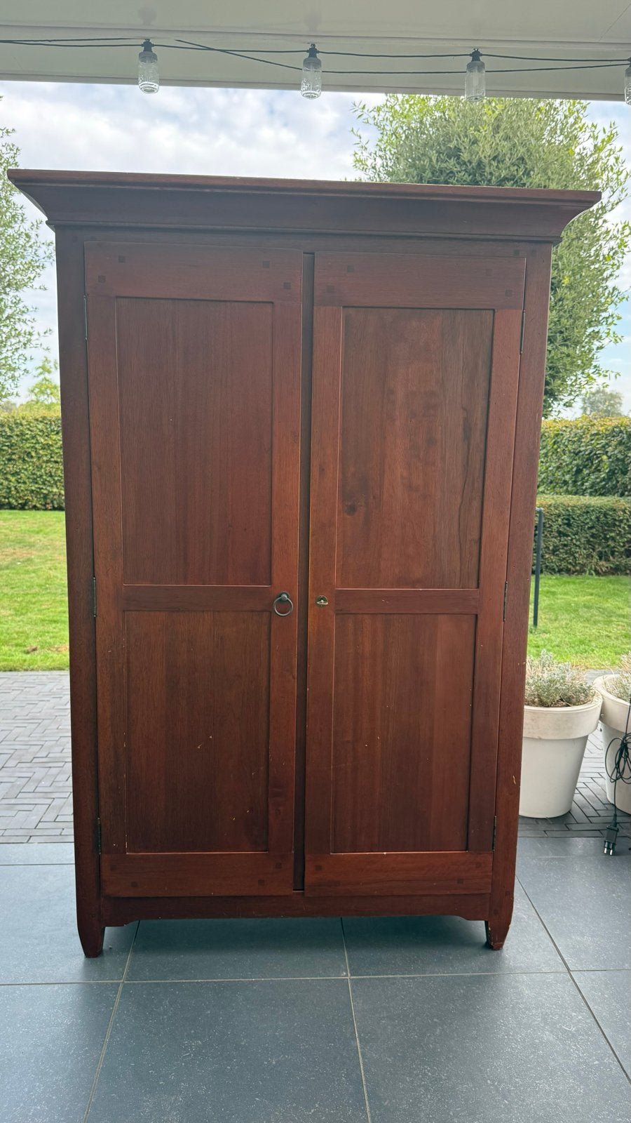 Houten Kast met 4 Legplanken en 2 Lades, Ophalen of Verzenden, Gebruikt