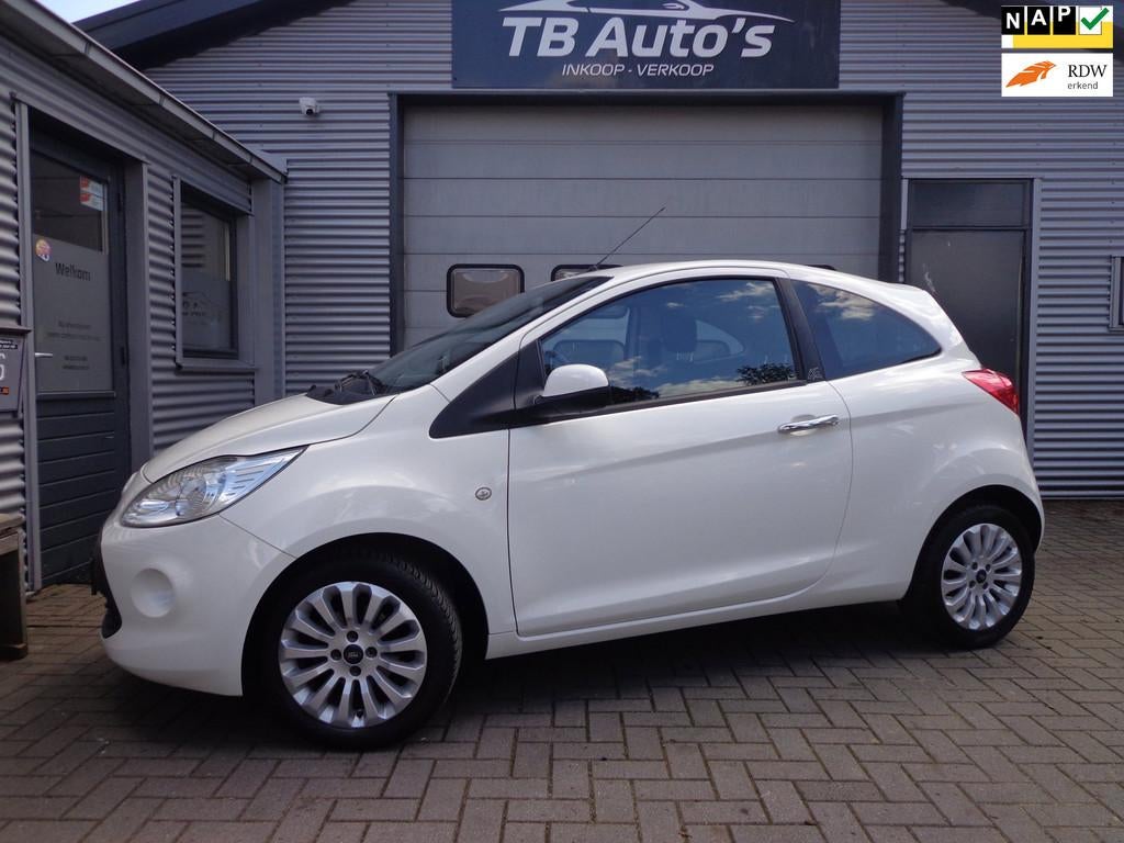 Ford Ka 1.2 Titanium X ! AIRCO / DEALER ONDERHOUDEN, Auto's, Ford, Voorwielaandrijving, Euro 5, Stof, Gebruikt