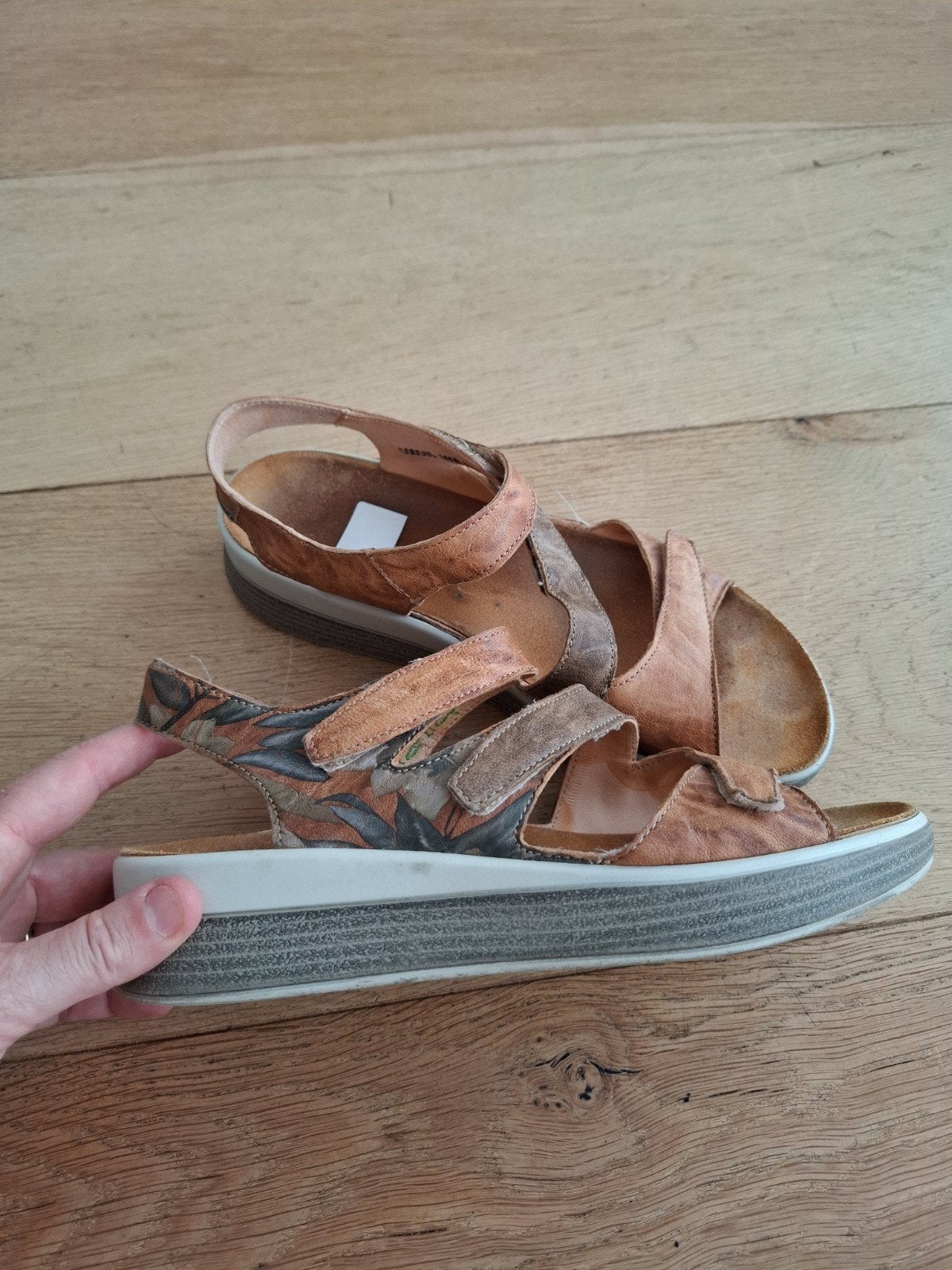 Think! Sandalen maat 41, Bruin, Think!, Gedragen, Sandalen of Muiltjes